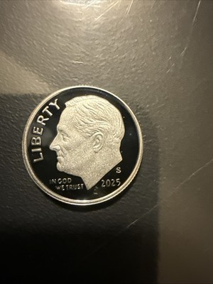 2025 S Roosevelt Dime Gem DCam Proof 99.9% Silver Only Just Over 200,000 Minted!
