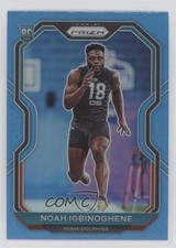 2020 Panini Prizm Rookie Light Blue Prizm Noah Igbinoghene #340 fm0