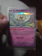 1 Gr Silver .999 Custom Trading Card 1/1 Features Pokemon Holo Lillie Ribombee