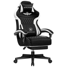 Kalevill Gaming Chair, Ergonomic PU Leather, Lumbar Support, Widened Backrest