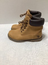 U.S. Polo Assn. Owen High Mens Tan Work Boots...