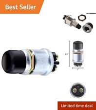Momentary 12V Push Button Switch with Copper Contacts, For Engine Start Horn