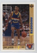 1991 Upper Deck Rookie Standouts Mahmoud Abdul-Rauf (Chris Jackson on Card) 14dq. rookie card picture