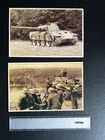 2 x WW2 WORLD WAR VINTAGE GERMAN MILITARY PHOTOS POSTCARDS? BERLIN ARCHIVE STAMP