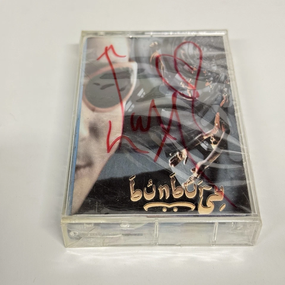 Enrique Bunbury Cassette Radical Sonora 1997 Heroes del Silencio Rare New Signed - Image 2 of 4