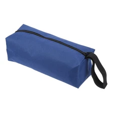 10" Zipper Tool Pouch Multipurpose Tool Bag Waterproof Tote Bag, Blue