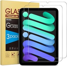 2 Pack Screen Protector for iPad Mini 7/6 for iPad Mini A17 Pro 7th Gen 2024/6th