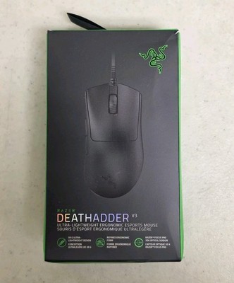 Razer DeathAdder V3 Wired Gaming Mouse Black RZ01-04640100-R3U1