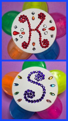 BLING-O BUDDY Rhinestone Monogram Initial Highlighter