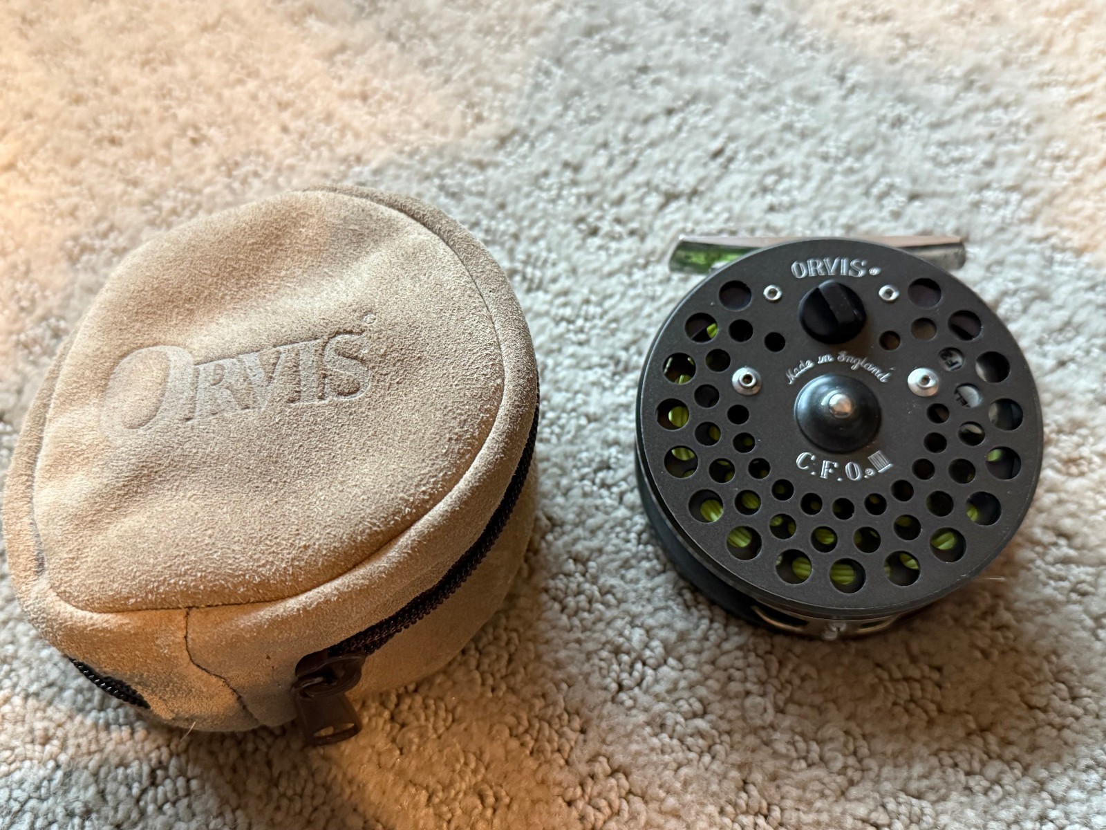 Orvis CFO III Fly Fishing Reel. Made in England. W/ Pouch.