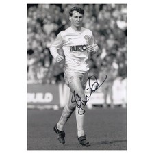 John Sheridan Signed Leeds United 12x8 Photo Autograph COA