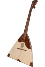 PRIMA BALALAIKA SOLID SHEESHAM RUSSIAN GUITAR HIGH QUALITY