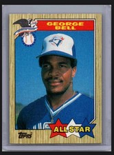 1987 TOPPS..GEORGE BELL..ALL-STAR..# 612..BLUE JAYS..