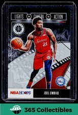 2019-20 Hoops Winter Joel Embiid Lights Camera Action #27 Basketball 76ers