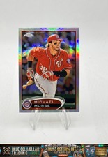 2012 Topps Chrome Michael Morse #62 Refractors Washington Nationals