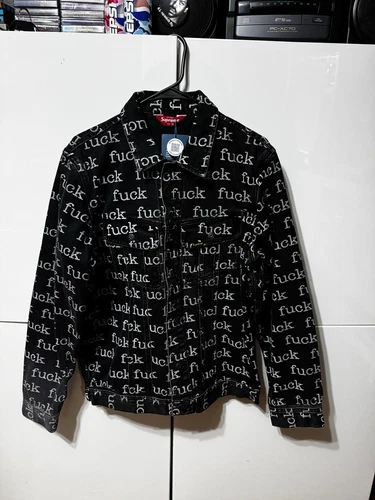 Veste en jean S/S 2013 Supreme Fck XL
