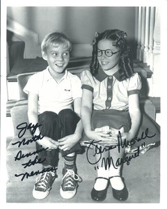 DENNIS THE MENACE: JAY NORTH & JEANNIE RUSSELL IN-PERSON SIGNED PHOTO