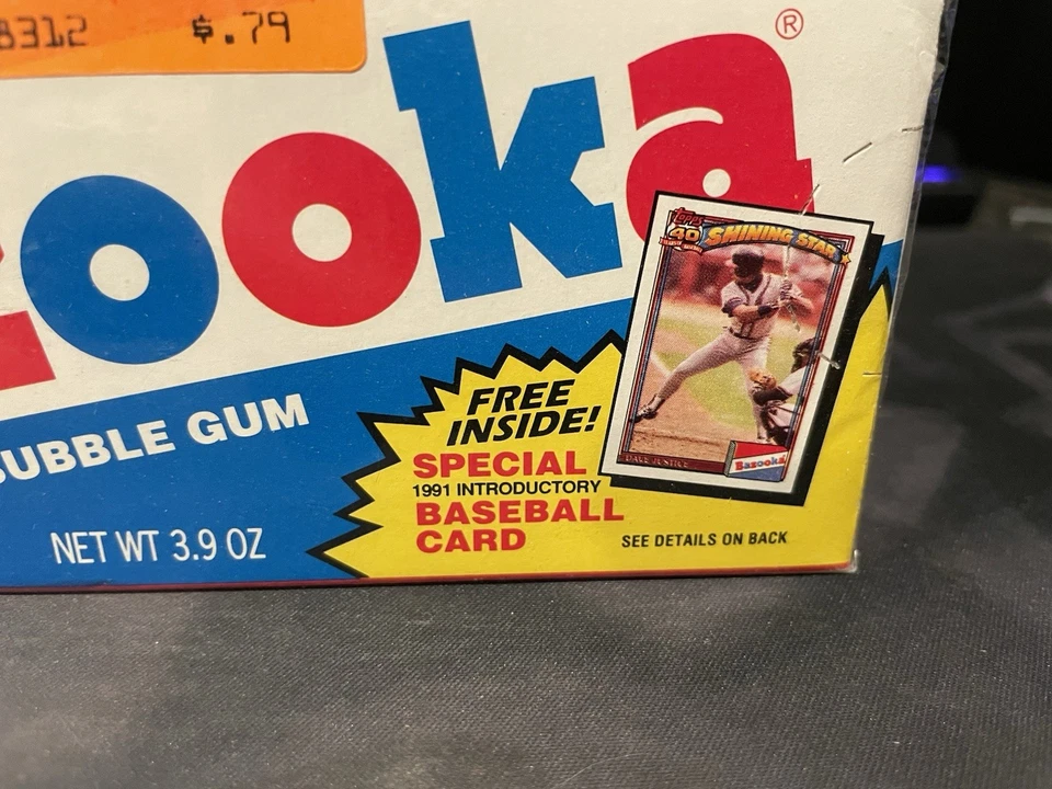 Bazooka Joe Bubble Gum Factory Sealed Box Includes-1991 Topps Baseball Card ⚾️ - Image 2 of 3