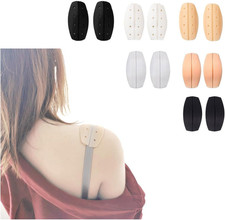 12 Pieces Bra Strap Cushion Bra Strap Holders for Slipping Silica Gel Shoulder S