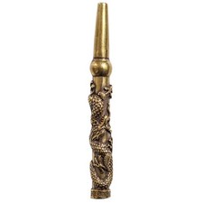 Vintage Brass Dragon Cigarette Holder Reusable Washable Smoking Filte Pocket