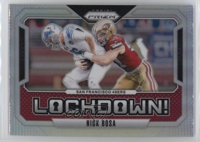 2024 Panini Prizm Lockdown! Silver Prizm Nick Bosa #3 11ds