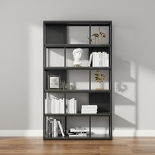 Multi-Tier Storage Shelf Sturdy Metal Frame S...