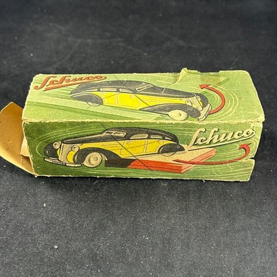 SCHUCO 1010 PATENT 1750 WIND UP VTG ANTIQUE MINT TOY CAR US ZONE