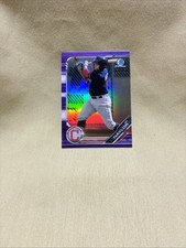 2019 Bowman Chrome #BCP-194 Bo Naylor Purple Refractor /250 - Guardians 🔥