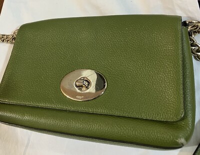 バッグ Vintage Coach Olive Green Fulton Bag COACH OLIVE GREEN VINTAGE PURSE | eBay