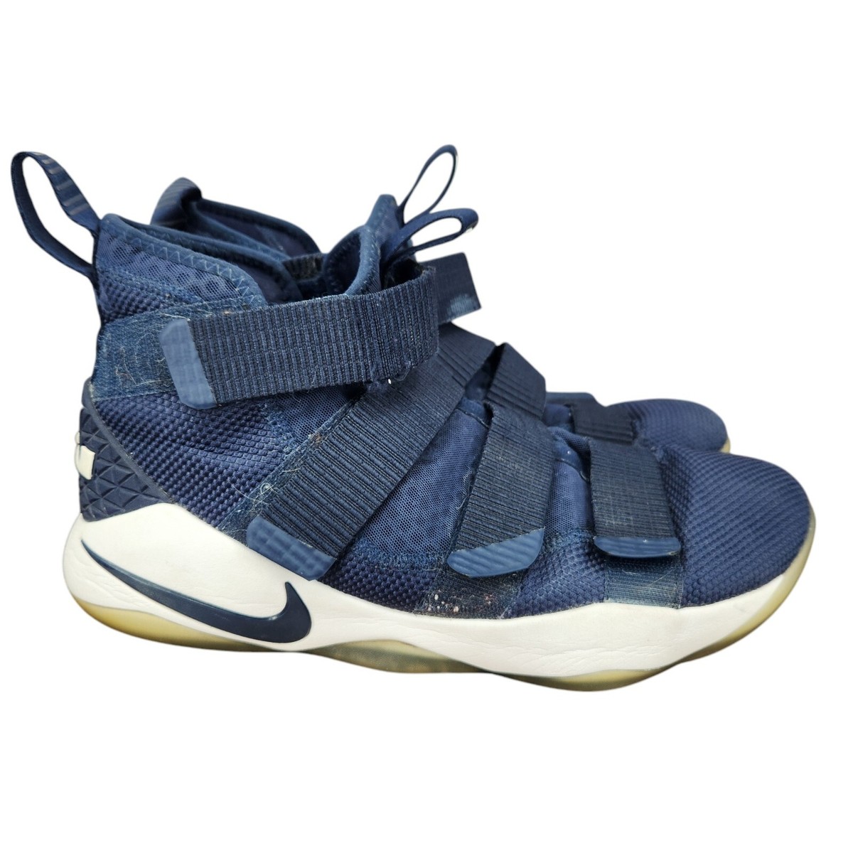 Nike Lebron James Soldier 11 Sneakers Mens Midnight Blue Shoes