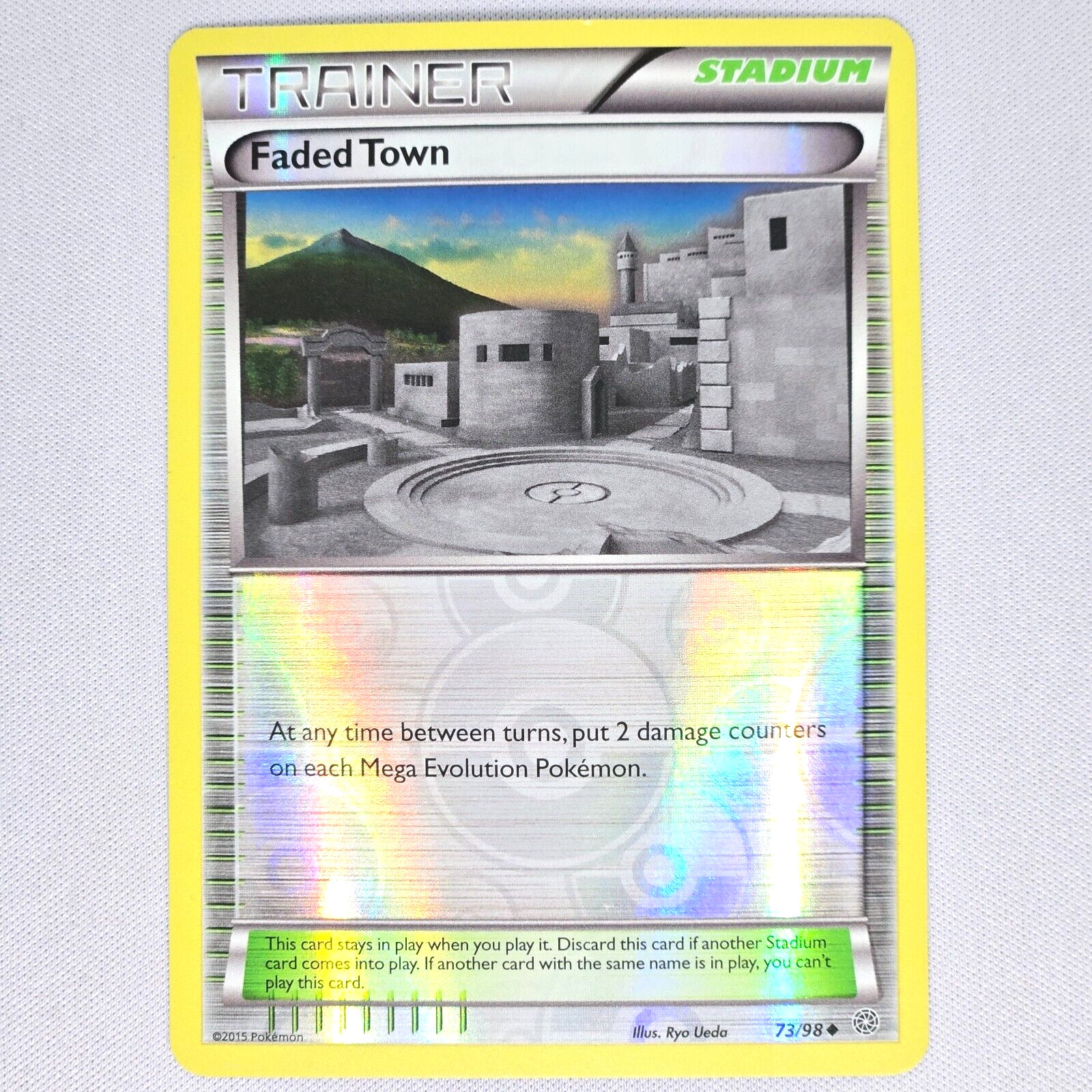Faded Town 73/98 Ancient Origins Reverse Holo Uncommon Pokemon Card English LP