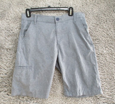 Levis 511 Slim Gray Shorts Boys Size 18 Reg Slim Stretch Quick Dry Performance