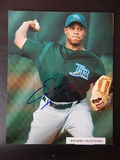 Edwin Jackson Autographed 8