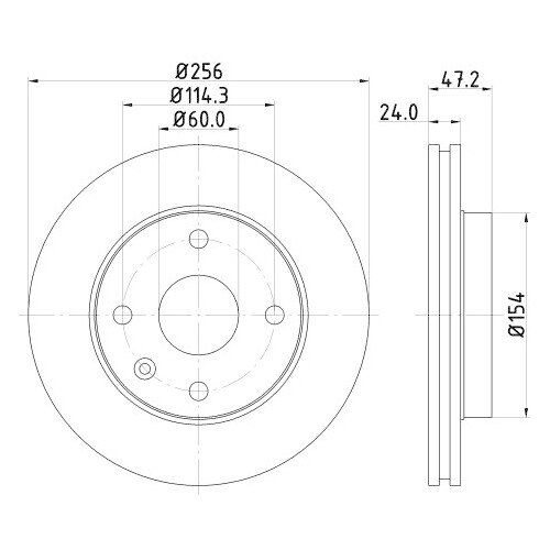 Disque De Frein HELLA 8Dd 355 111-961 – Revêtu, Pour BMW Et Autres – Diamètre 336mm, épaisseur 22mm