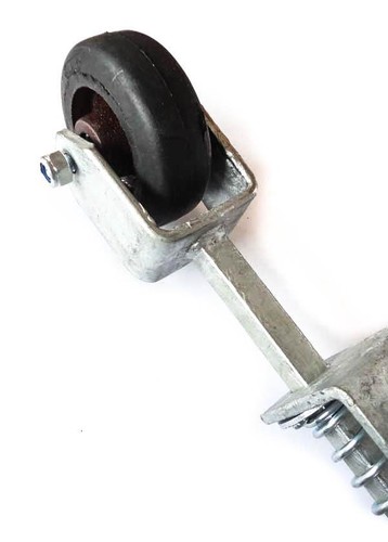 Gate Wheel Heavy Duty Spring Loaded - Galv - Support Jockey Door Sliding Wheels - Picture 6 of 7