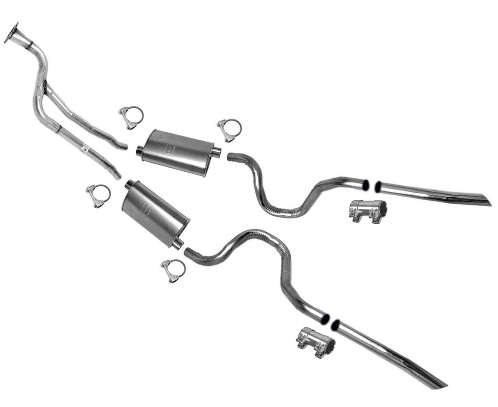 Dual Exhaust Muffler System MADE IN USA for Chevrolet 84-88 Monte 