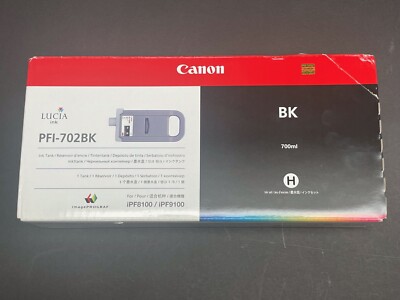Canon PFI-702 BK Black Ink Tank
