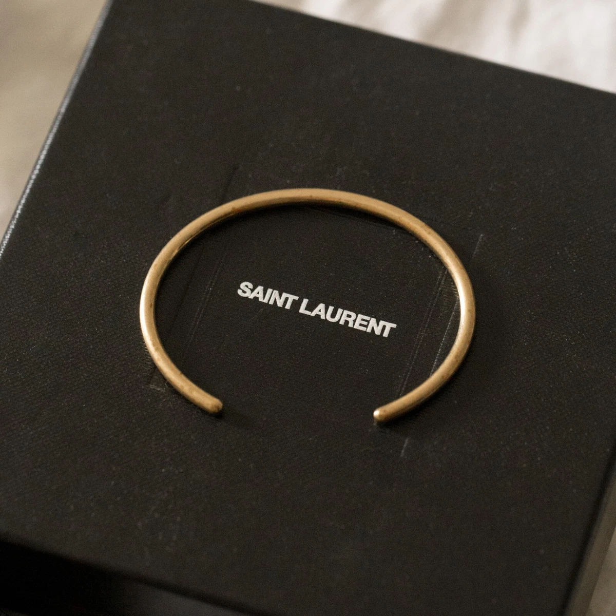 Ysl crystal & brass bracelet - Saint Laurent - Women | Luisaviaroma