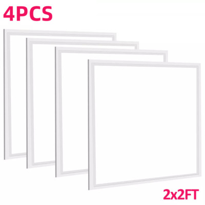 4X45W LED Flat Panel Light 2X2FT 5800LM 5000K Drop Ceiling Ceiling Office Lights