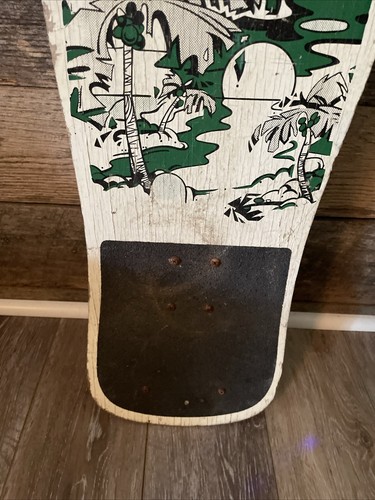 Vintage skateboard 1980s Aloha Hawaii old school Skatepark Plus Wheels Fair Cond - Picture 4 of 10