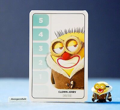 Despicable Me Minions Challenge Card Game 30/32 Clown Jerry