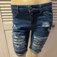 Womens Wax Jean Denim Shorts | Size Small | B...