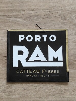 SELTENER WERBEKARTON PORTO RAM Nr.3