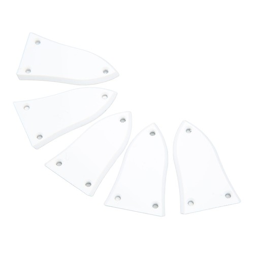 5Pcs Truss Rod Cover 3 Holes Plastic Instrument Accessory For Bass Electric - Picture 8 of 24