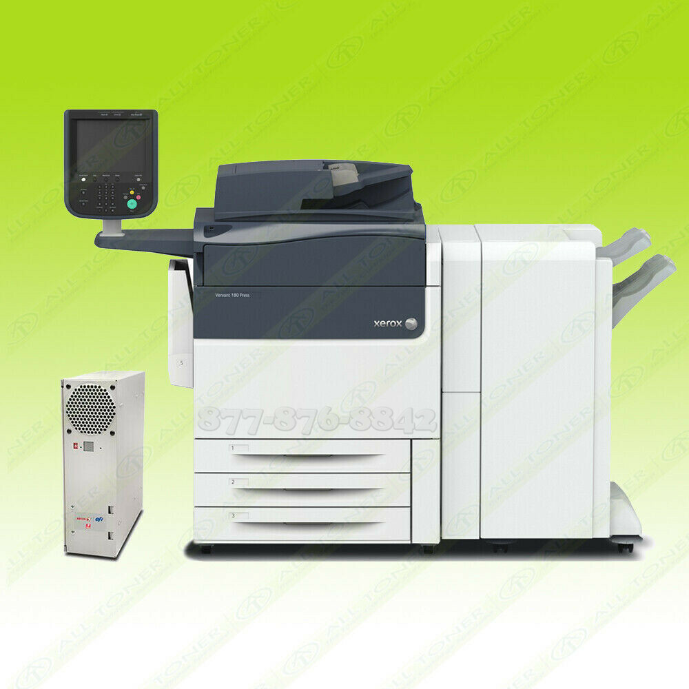 Xerox Versant 180 Press Color Production Printer Copy Scan BR Finisher