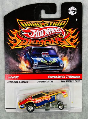 🏁🏁Hot Wheels Drag Strip Demons George Doty's '71 Mustang FUNNY