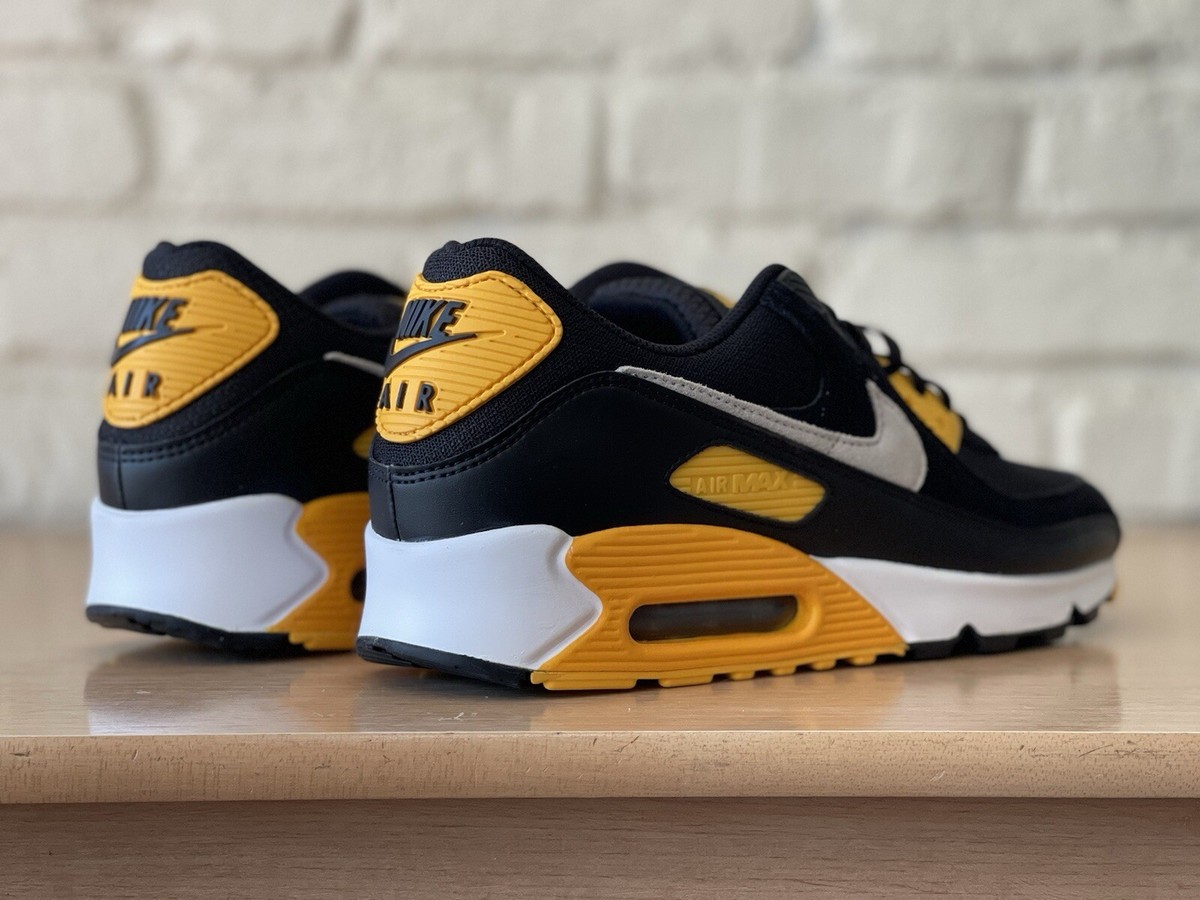 Nike Air Max 90 ホワイト/ブラック/イエロー NIKE ナイキ エアマックス 90 ホワイト イエロー ブラック 白 黄
