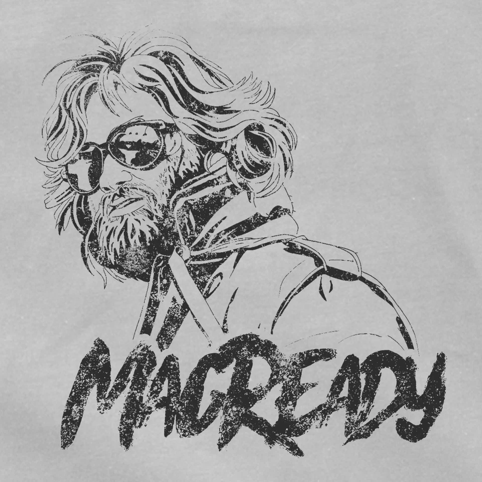 Camiseta R.J. MacReady The Thing John Carpenter Kurt Russell Años 80 Película de Terror Foto 2 de 4