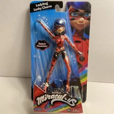Playmates Toys 5" Miraculous Ladybug Lucky Charm Action Figure ZAG Heroez NIB