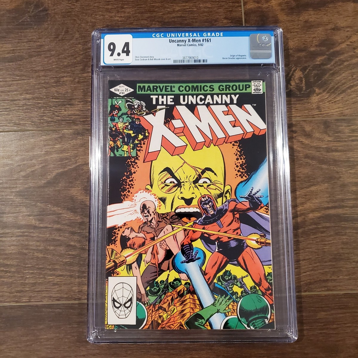 Uncanny X-Men #161 CGC 9.4 White Pages Magneto Origin Key Issue